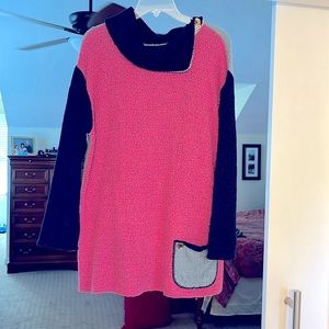 Margaret Winters Sweatrr.  can reverse the front side to blue or pink.  like new